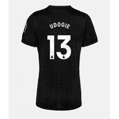 Ženski Nogometni dresi Tottenham Hotspur Destiny Udogie #13 Gostujoči 2025-26 Kratek Rokav Ženski Nogometni dresi Tottenham Hotspur Destiny Udogie #13 Gostujoči 2025-26 Kratek Rokav